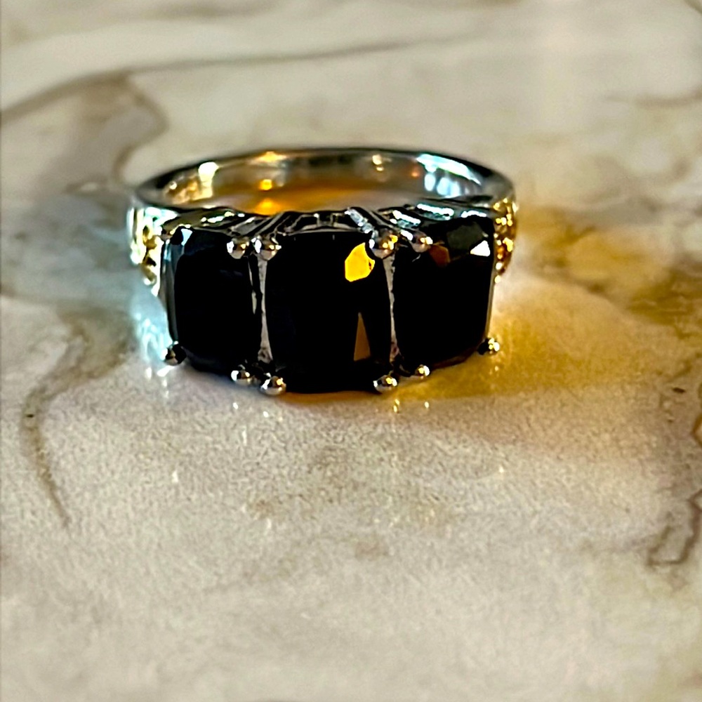 Black Spinel Ring
